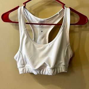 Old Navy White Sports Bra